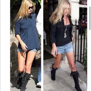 Minnetonka Front Lace Knee High Boots